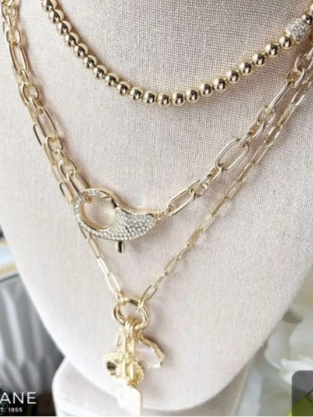 Park Lane Gold-Tone Aspen Necklace Trio.